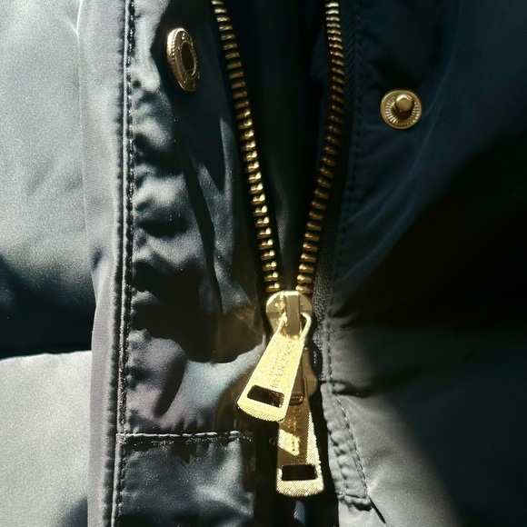 TALL Cole Haan Signature Long Down Hooded Puffer Heavy Duty Winter Coat LIKE NEW - Picture 4 of 12